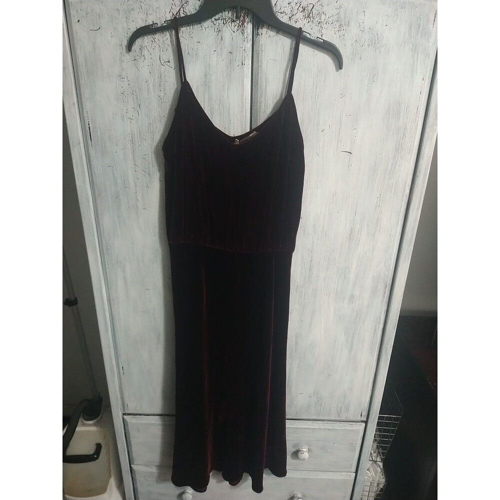 Mes Demoiselles V Neck Sleeveless Velour Dress Sz 36 Y2K Wimsygoth Fairy  Grunge